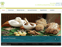 Tablet Screenshot of mantraayurveda.com